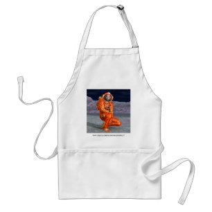 Astronaut Mars Explorer Alien Planet Space Art Standard Apron