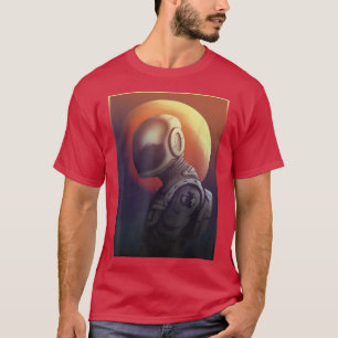 Astronaut Mars Outer Space Solar System Galaxy T-S T-Shirt