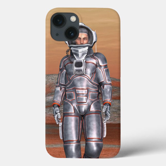 Astronaut Mars - Space Explorer on Alien Planet Case-Mate iPhone Case (Back)