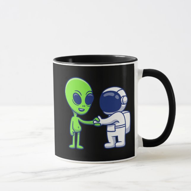 Astronaut Meets Alien Mug (Right)