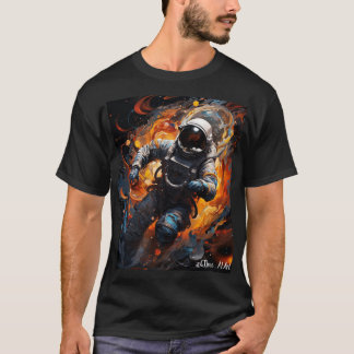 Astronaut Mens Tee - High Quality Generative Art