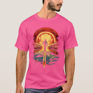 Astronaut Mercury Rocket Space Planet Science Astr T-Shirt