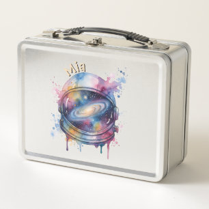 Astronaut Metal Lunch Box