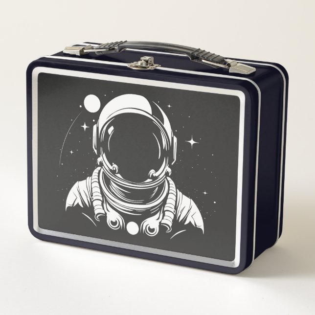 ASTRONAUT METAL LUNCH BOX (Front)