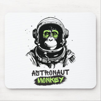 Astronaut Monkey Cool Computer Mouse Mat