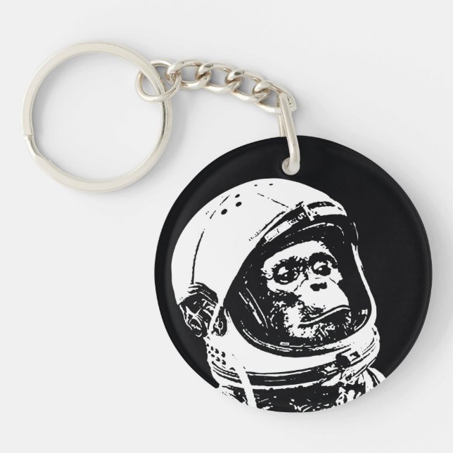 Astronaut Monkey Key Ring (Front)