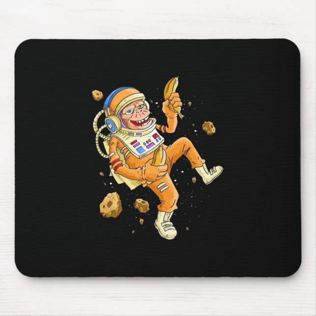 Astronaut Monkey Space Mouse Mat (Front)
