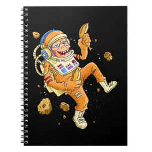 Astronaut Monkey Space Notebook
