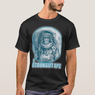 Astronaut Monkey The Astronaut Ape Chimpanzee Spac T-Shirt