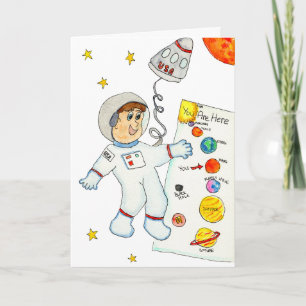 Astronaut - Moving Day - We've Moved! Card