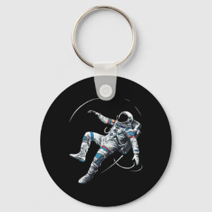 Astronaut Muay Thai Boxing Karate Kickboxing Marti Key Ring