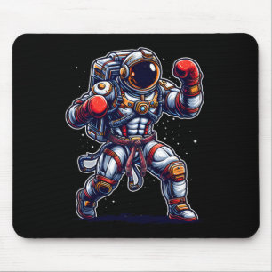 Astronaut Muay Thai Boxing Karate Kickboxing Marti Mouse Mat
