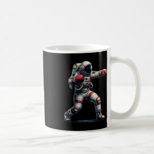 Astronaut Muay Thai Boxing Kickboxing Kids Mens Coffee Mug
