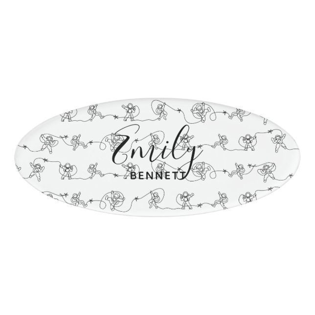 Astronaut Name Tag (Front)