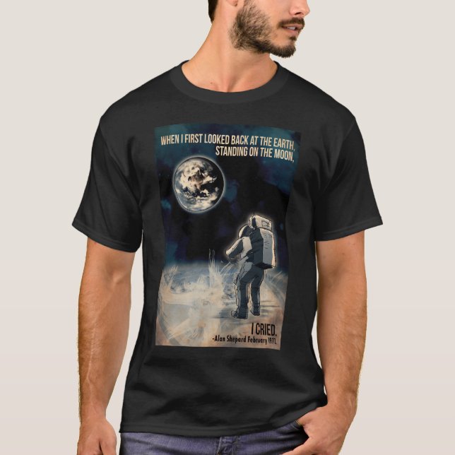 Astronaut Nasa Alan Shepard T-Shirt (Front)