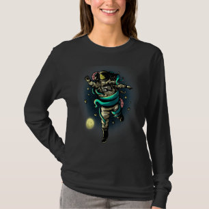 Astronaut Octopus Sea Animal Squid Whisperer Astro T-Shirt