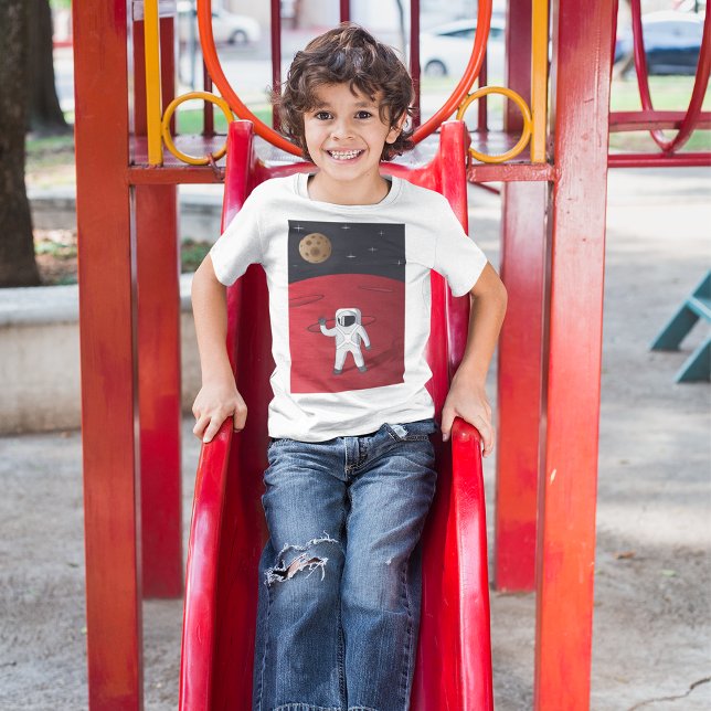 Astronaut on Mars Space Explorer Red Planet  T-Shirt (Creator Uploaded)