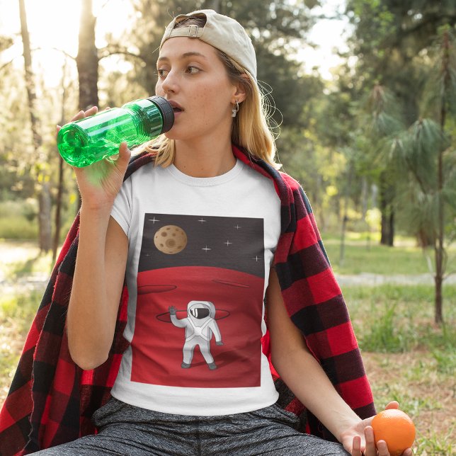 Astronaut on Mars Space Explorer Red Planet  T-Shirt (Creator Uploaded)