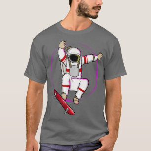 Astronaut On Skateboard T-Shirt