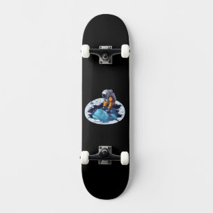 Astronaut on the Moon Skateboard