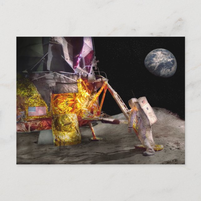 Astronaut - One small step Postcard (Front)