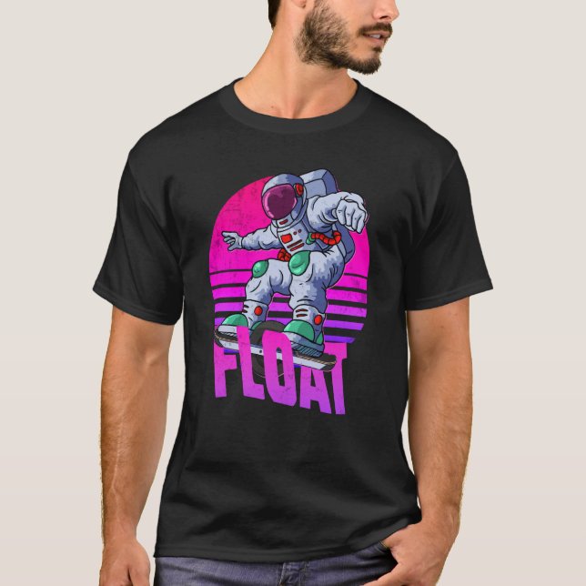 astronaut Onewheel eskate Float owner onewheel   2 T-Shirt (Front)
