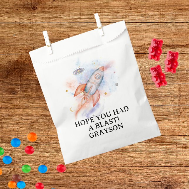 Astronaut Outer Space Birthday Favour Bags (Creator Uploaded)