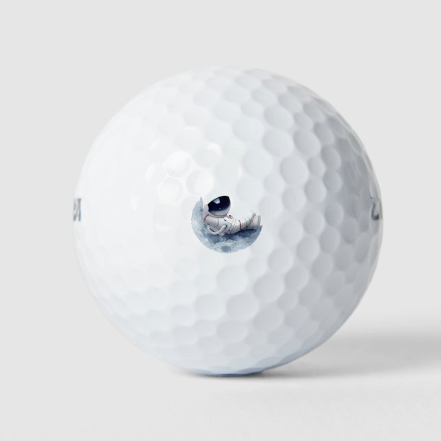 Astronaut Outer space Golf Balls (Front)