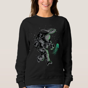 Astronaut Outer Space Jellyfish Sky Stars Galaxy Sweatshirt