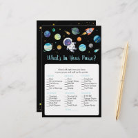 Astronaut Outer Space What's In Your Purse Game
