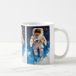 Astronaut Painting Coffee Mug