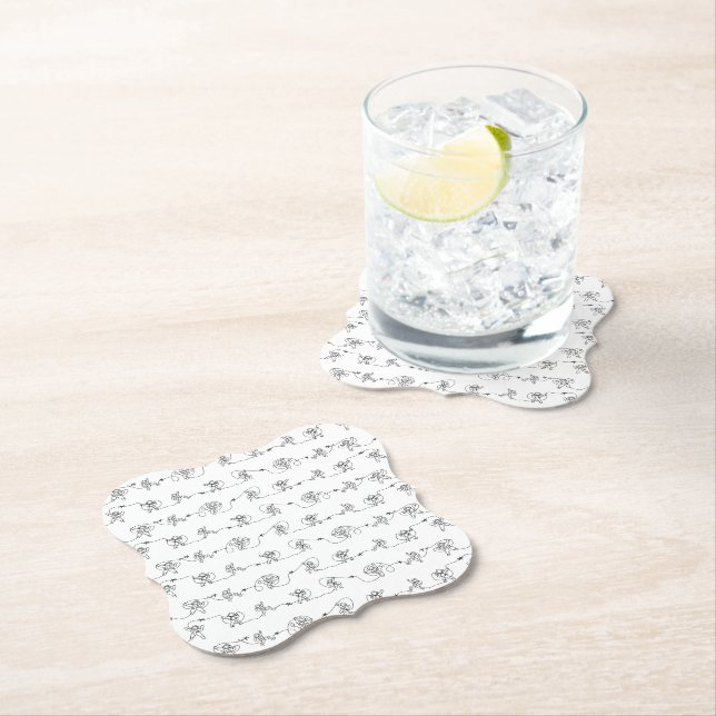 Astronaut Paper Coaster (Insitu)