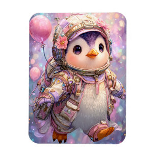 Astronaut Penguin Magnet