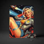 Astronaut Pin-up Jigsaw Puzzle<br><div class="desc">Astronaut Pin-up</div>