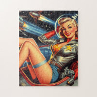 Astronaut Pin-up