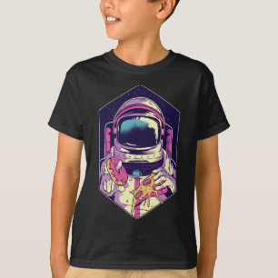 Astronaut Pizza and Doughnuts. Outer Space Food Co T-Shirt