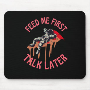 Astronaut Pizza Funny  Mouse Mat