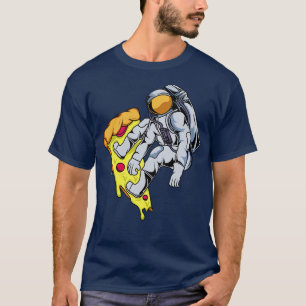 Astronaut Pizza Surfer  T-Shirt