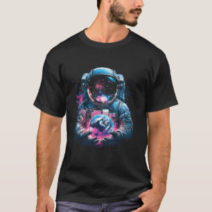 Astronaut Planet Earth Outer Space Galaxy Universe T-Shirt