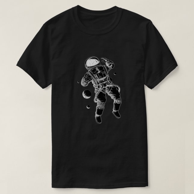  Astronaut Planet Space Swing Shirt, Space Shirts (Design Front)