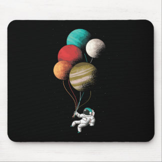 Astronaut Planets balloons world and Space Mouse Mat