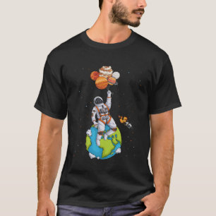 Astronaut Planets Outer Space Man Solar System Men T-Shirt