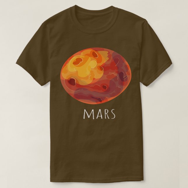 Astronaut Planets Solar System ,Space Lovers  T-Shirt (Design Front)