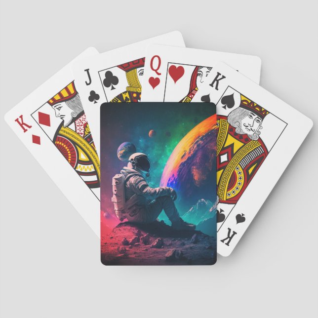 Astronaut Playing Cards (Back)