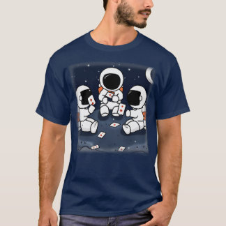 Astronaut Playing ds In Space 1 T-Shirt