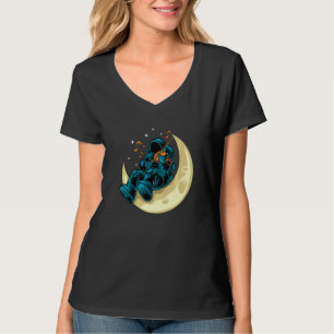 Astronaut Playing Violins On The Moon Cosmonauts S T-Shirt