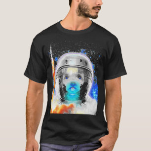 Astronaut Poodle Dog Poodle Dog Lover Poodle Dog T-Shirt