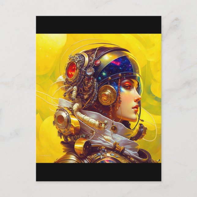 astronaut postcard (Front)