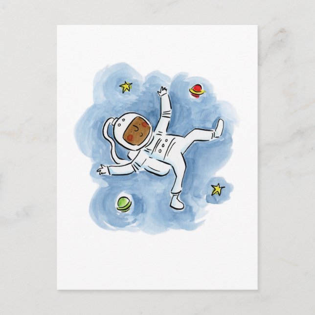 Astronaut Postcard (Front)