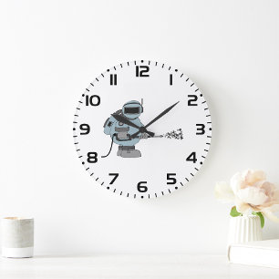 Astronaut Pressure Wash Large Clock